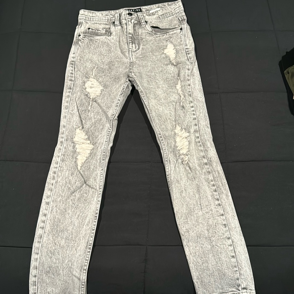 Empyre skinny jeans, brand new, charcoal color, Size 28